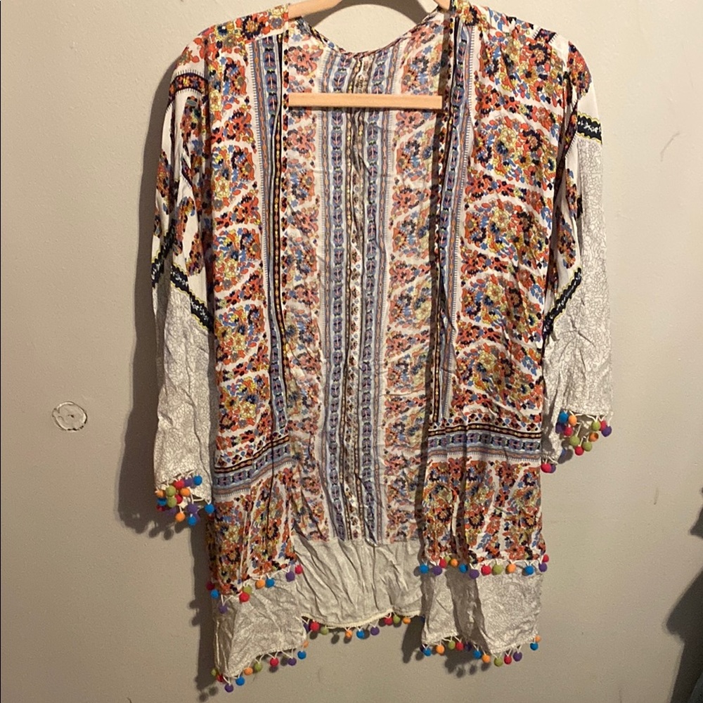 Source Unknown Multicolor Bohemian Tunic